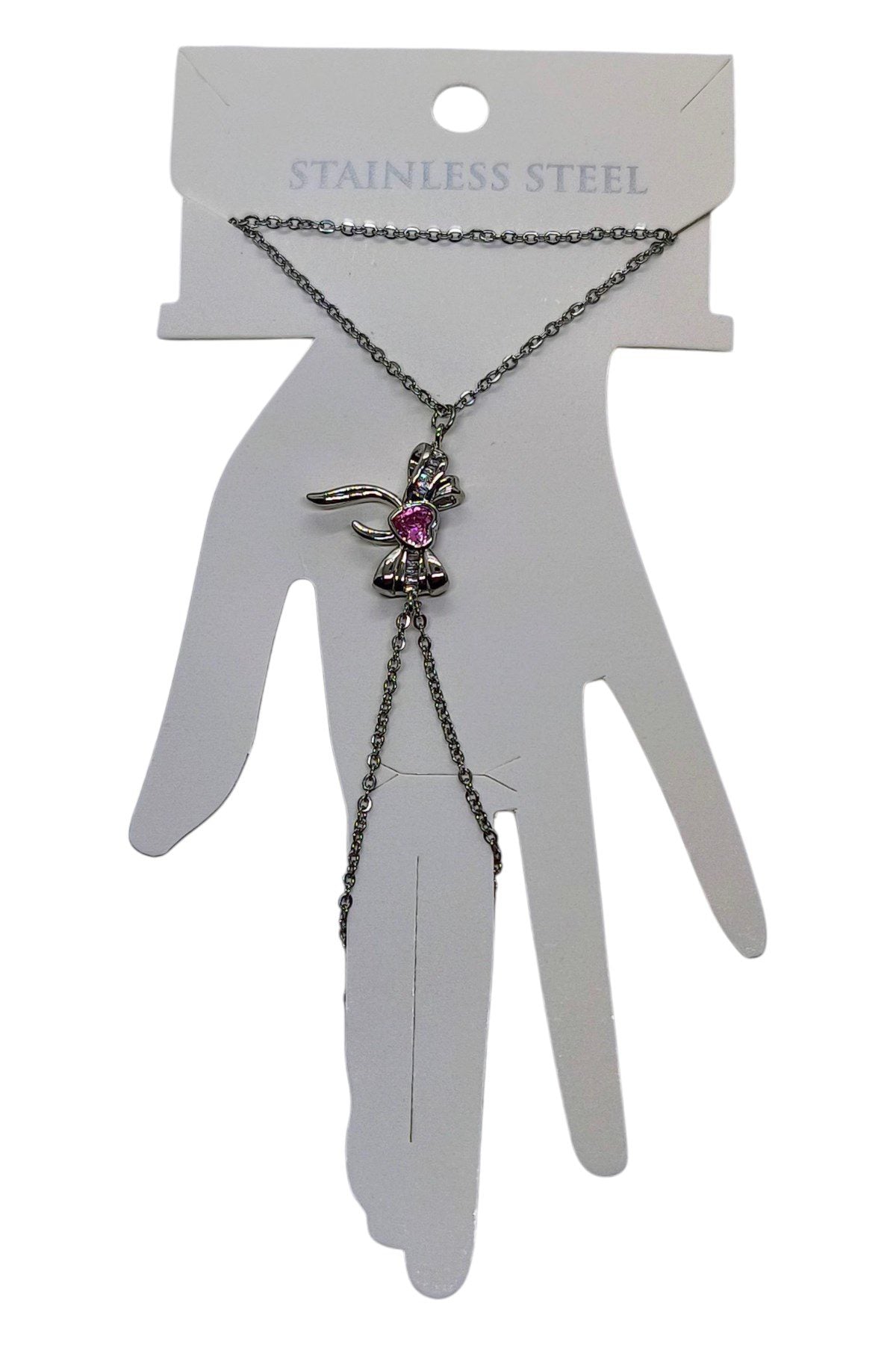 Şahmeran Fiyonk Taşlı – Gümüş – Pembe Taş (2)